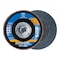Pferd 4-1/2" x 5/8-11 Thd. POLIFAN Flap Disc - Z PSF EXTRA STEELOX, Zirconia, 60 Grit, Conical 60656 - alternate 1